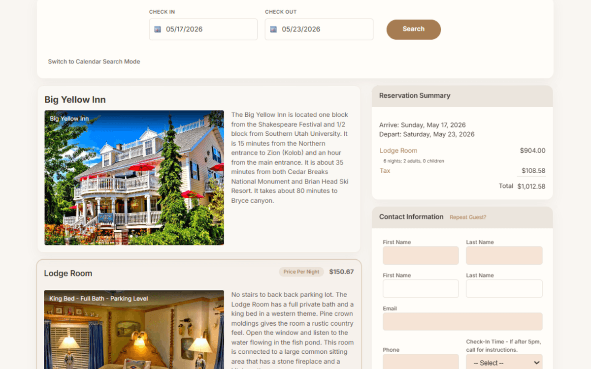 Online Booking Engine for Direct Reservations | ReservationKey