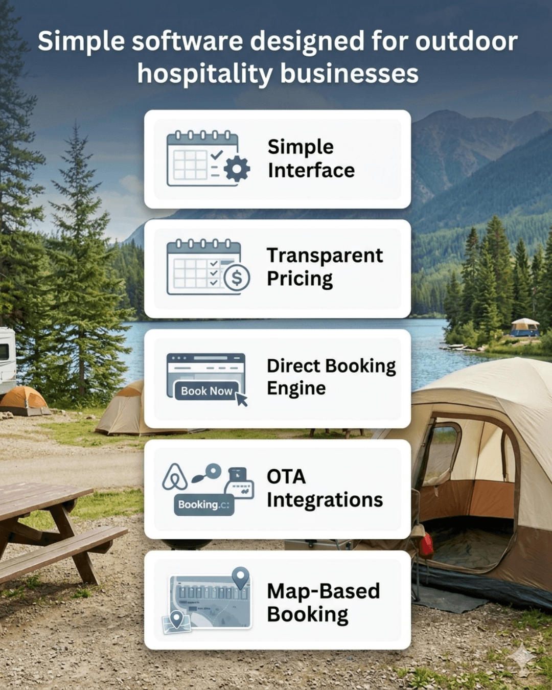 Campground and RV park using ReservationKey reservation software