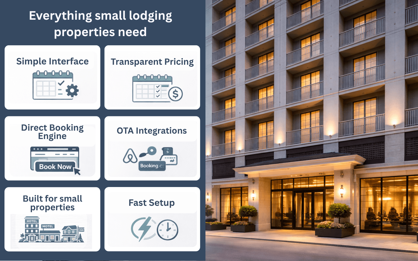 Independent hotel using ReservationKey reservation software